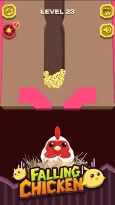 Falling chicken android App screenshot 2